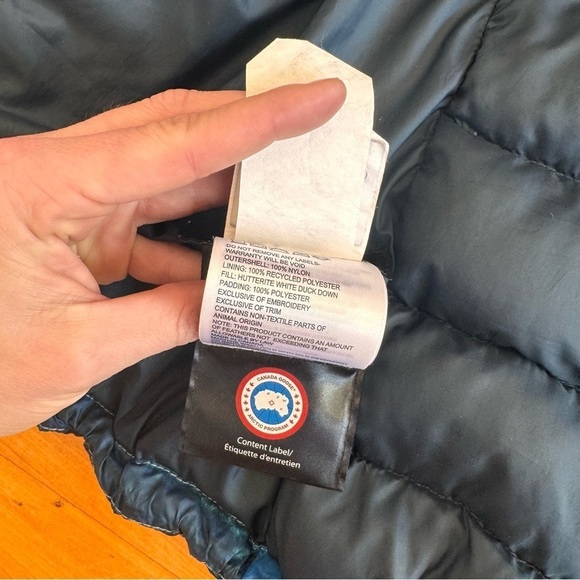 Canada Goose jacket sz L women’s Large down puffer coat hooded hood bomber - Picture 9 of 15